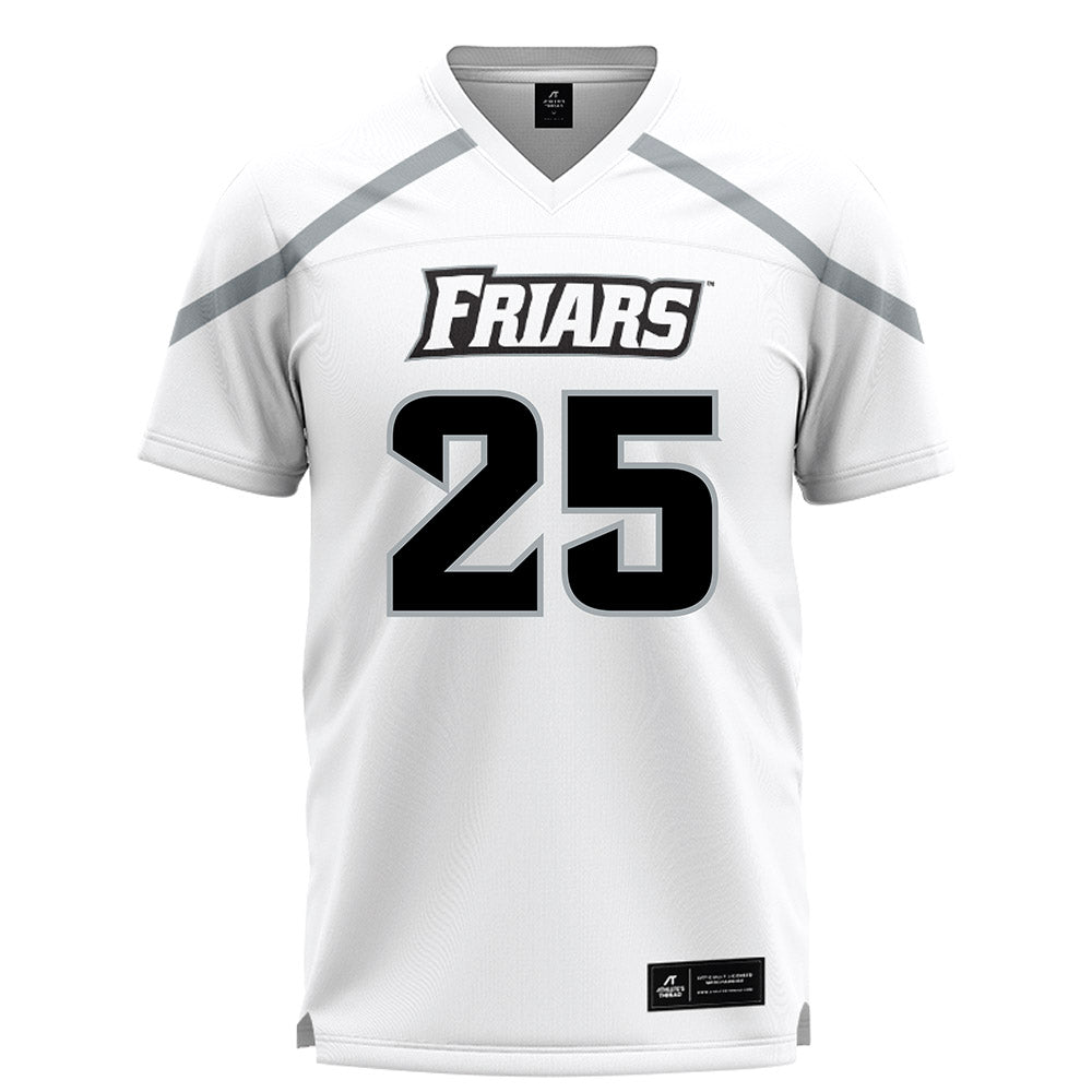 Providence - NCAA Men's Lacrosse : Jay Wilkerson - White Lacrosse Jersey -0