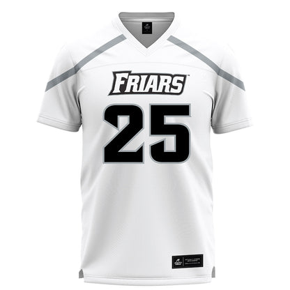 Providence - NCAA Men's Lacrosse : Jay Wilkerson - White Lacrosse Jersey -0