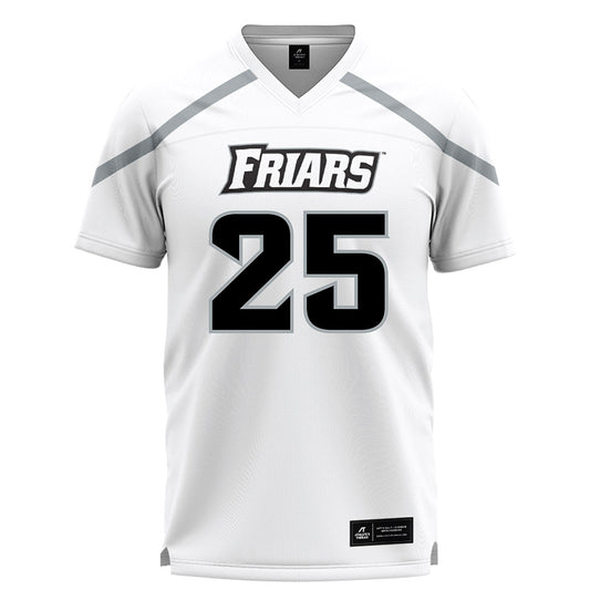Providence - NCAA Men's Lacrosse : Jay Wilkerson - White Lacrosse Jersey -0