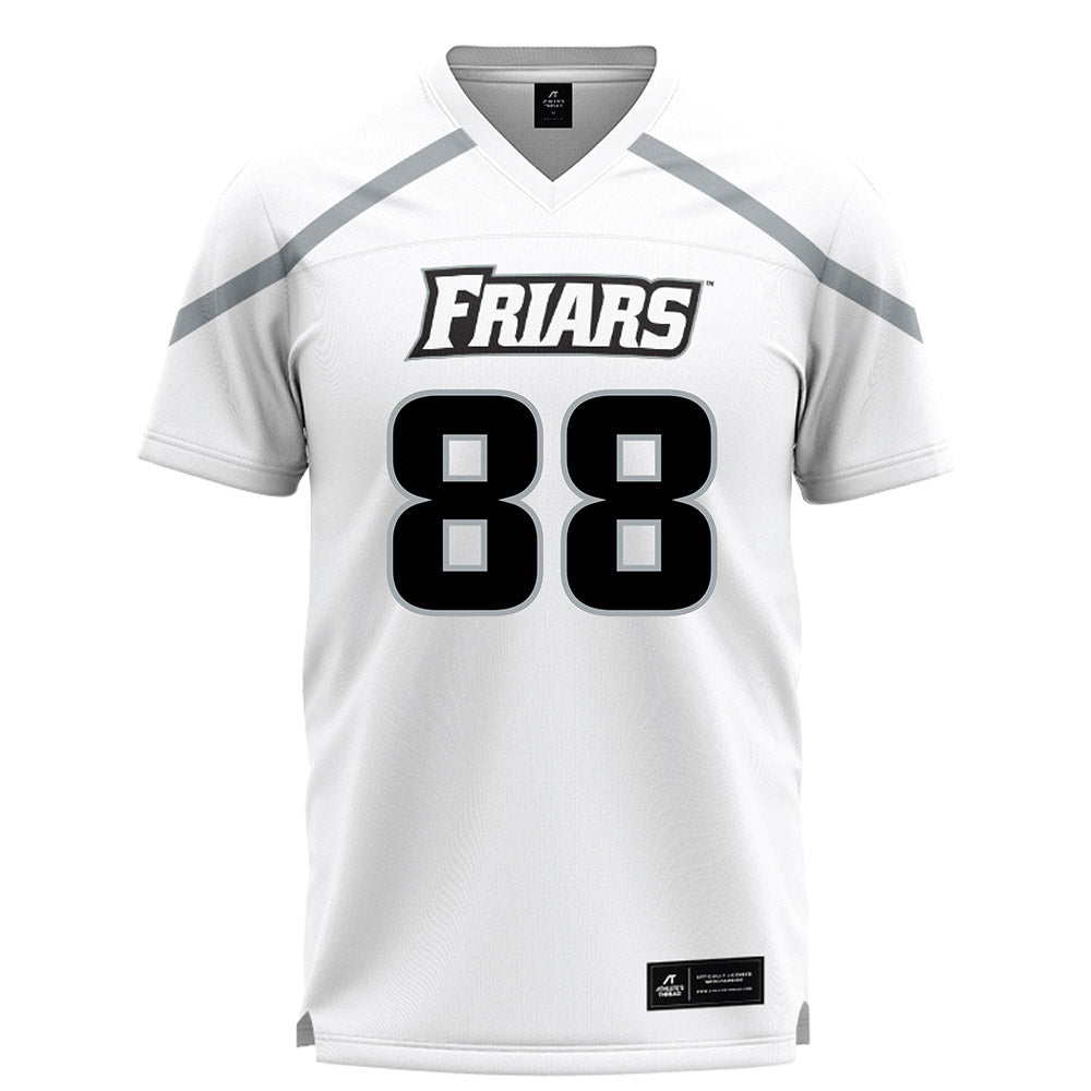 Providence - NCAA Men's Lacrosse : Eddie Perry - White Lacrosse Jersey -0