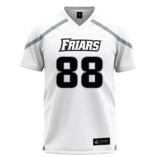 Providence - NCAA Men's Lacrosse : Eddie Perry - White Lacrosse Jersey -0