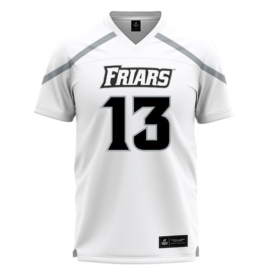 Providence - NCAA Men's Lacrosse : Sam Brazell - White Lacrosse Jersey -0