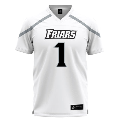 Providence - NCAA Men's Lacrosse : Pierce Gregory - White Lacrosse Jersey -0