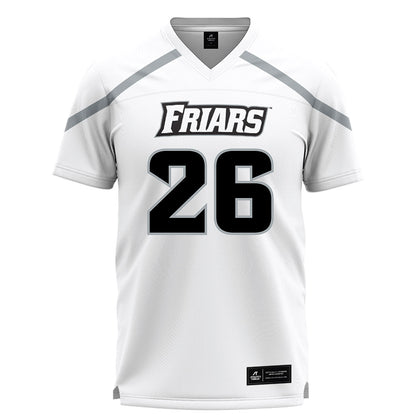 Providence - NCAA Men's Lacrosse : Spencer Liston - White Lacrosse Jersey -0