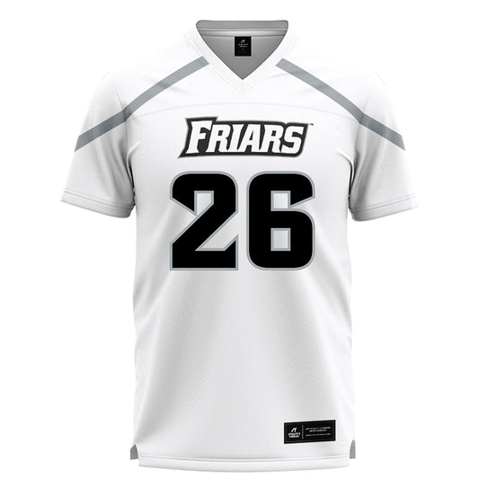 Providence - NCAA Men's Lacrosse : Spencer Liston - White Lacrosse Jersey -0