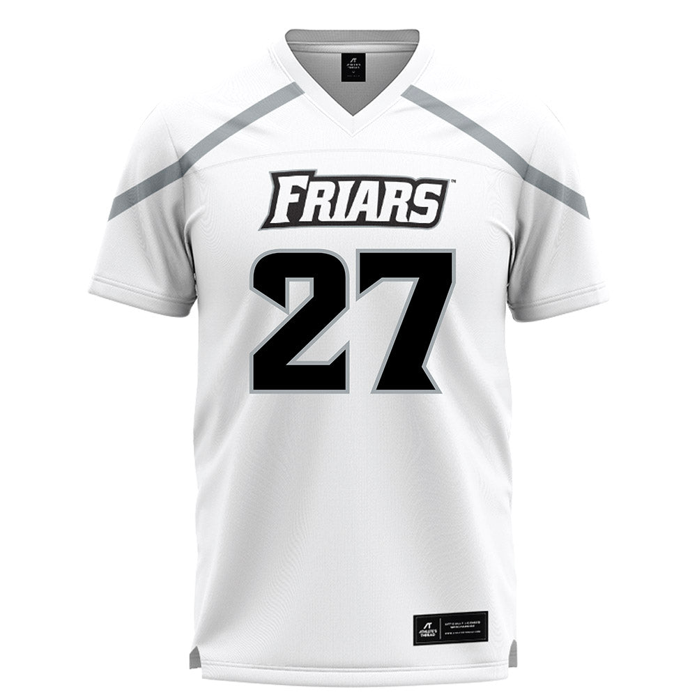 Providence - NCAA Men's Lacrosse : Parker Kennedy - White Lacrosse Jersey -0