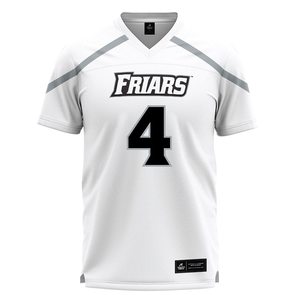 Providence - NCAA Men's Lacrosse : Drew Clift - White Lacrosse Jersey -0