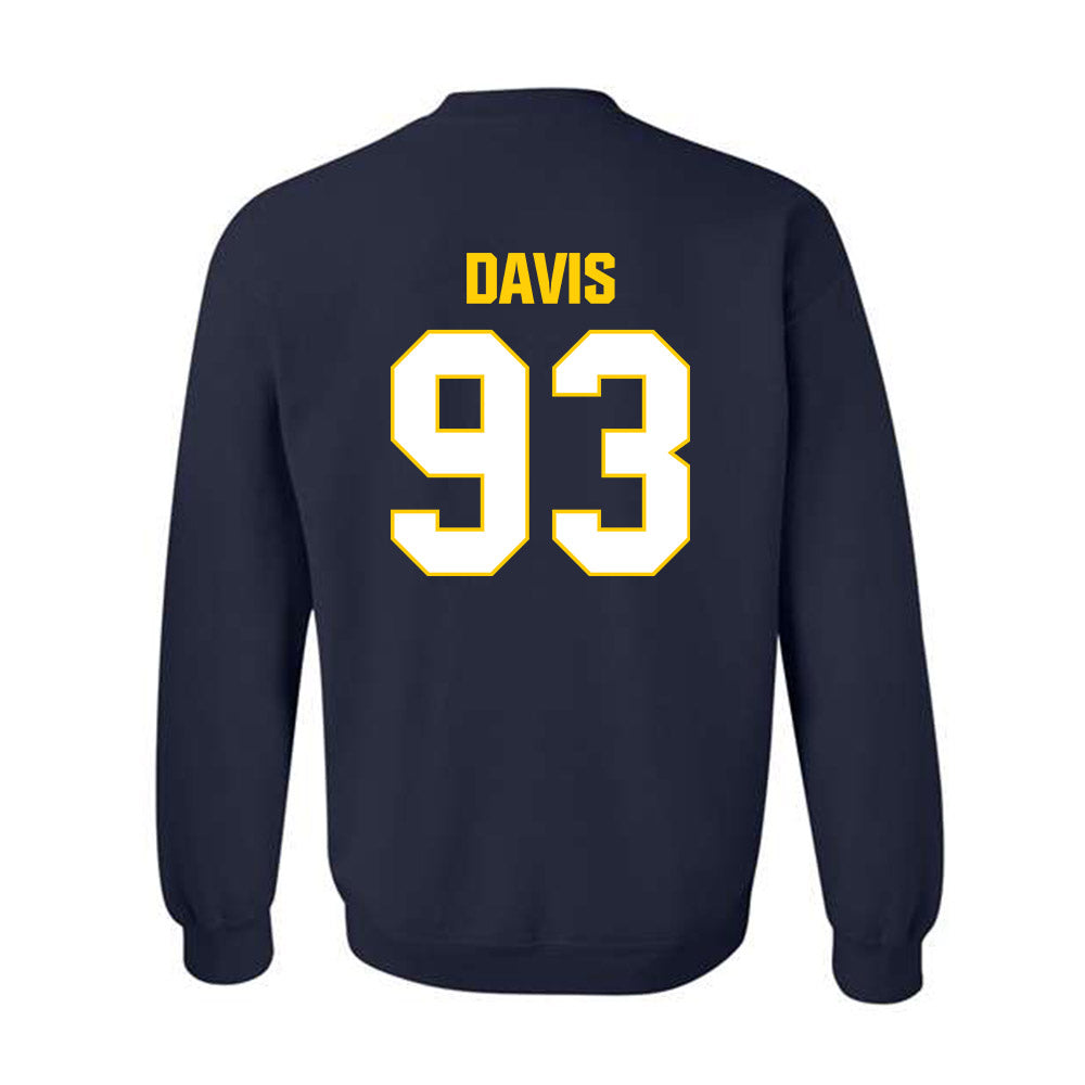 Toledo - NCAA Football : Malachi Davis - Classic Shersey Crewneck Sweatshirt-1