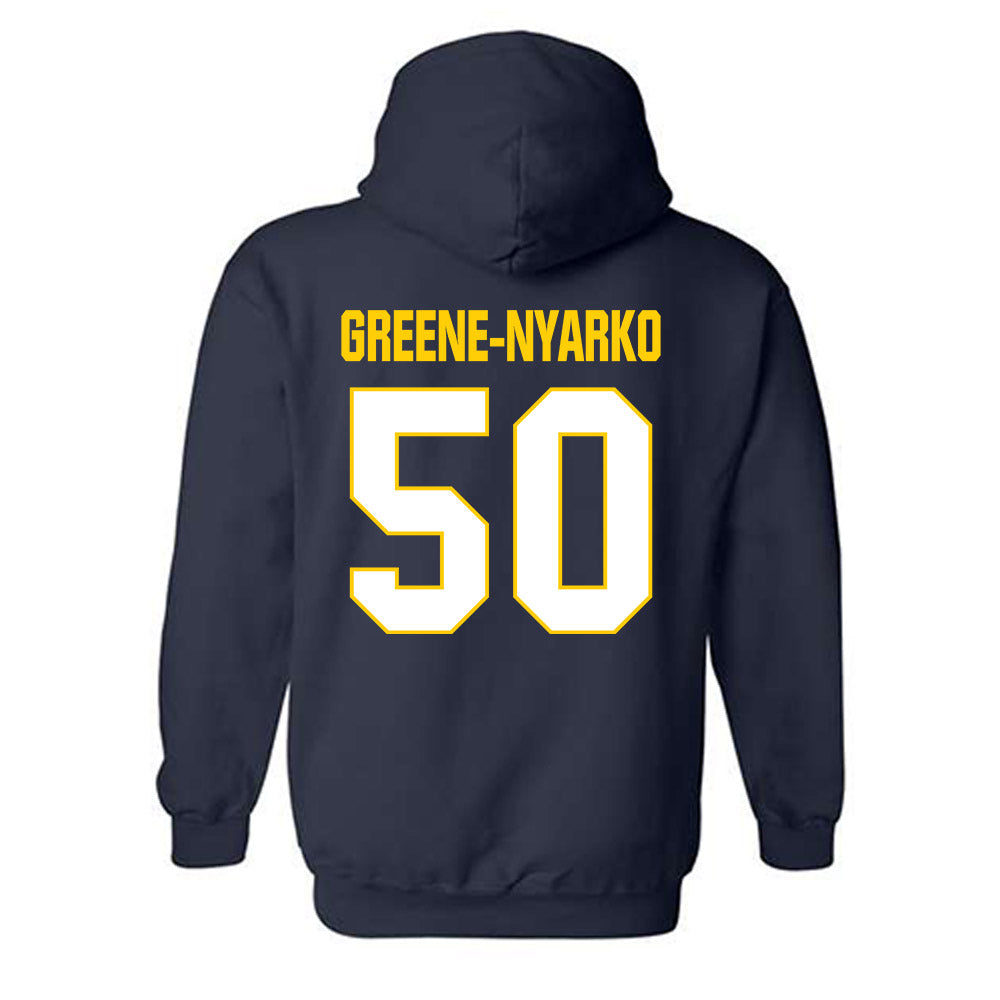 Toledo - NCAA Football : Raphael Greene-Nyarko - Classic Shersey Hooded Sweatshirt-1