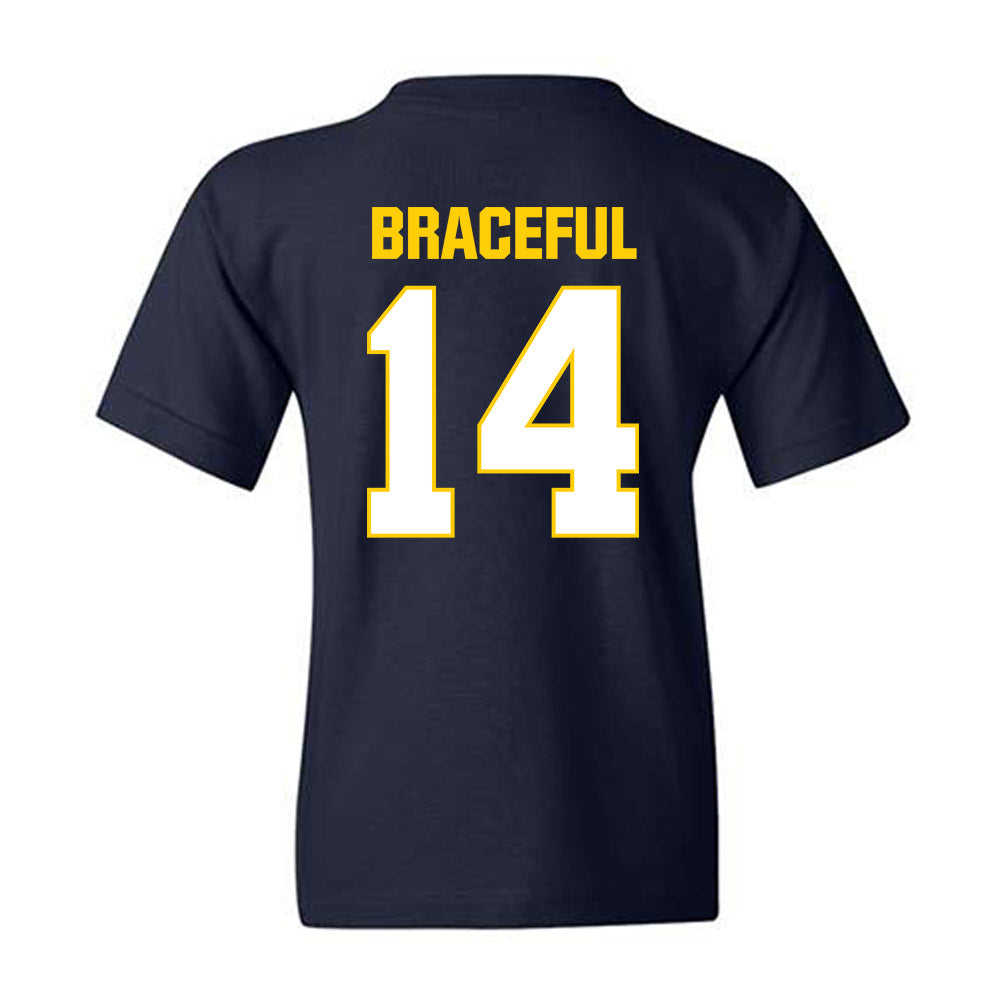 Toledo - NCAA Football : Tashi Braceful - Classic Shersey Youth T-Shirt-1