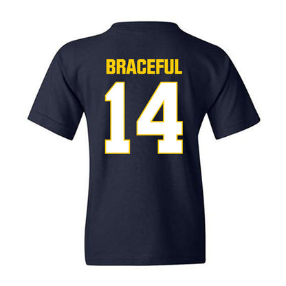 Toledo - NCAA Football : Tashi Braceful - Classic Shersey Youth T-Shirt-1