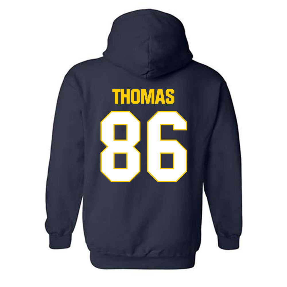 Toledo - NCAA Football : Donivon Thomas - Classic Shersey Hooded Sweatshirt-1