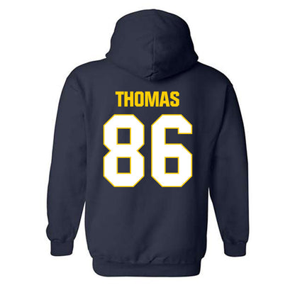 Toledo - NCAA Football : Donivon Thomas - Classic Shersey Hooded Sweatshirt-1