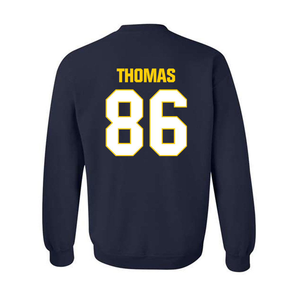Toledo - NCAA Football : Donivon Thomas - Classic Shersey Crewneck Sweatshirt-1
