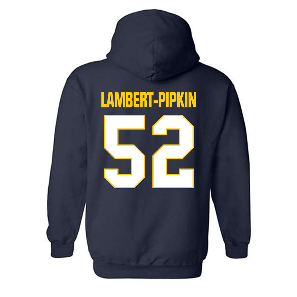 Toledo - NCAA Football : Lucas Lambert-Pipkin - Classic Shersey Hooded Sweatshirt-1