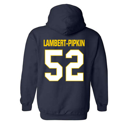 Toledo - NCAA Football : Lucas Lambert-Pipkin - Classic Shersey Hooded Sweatshirt-1
