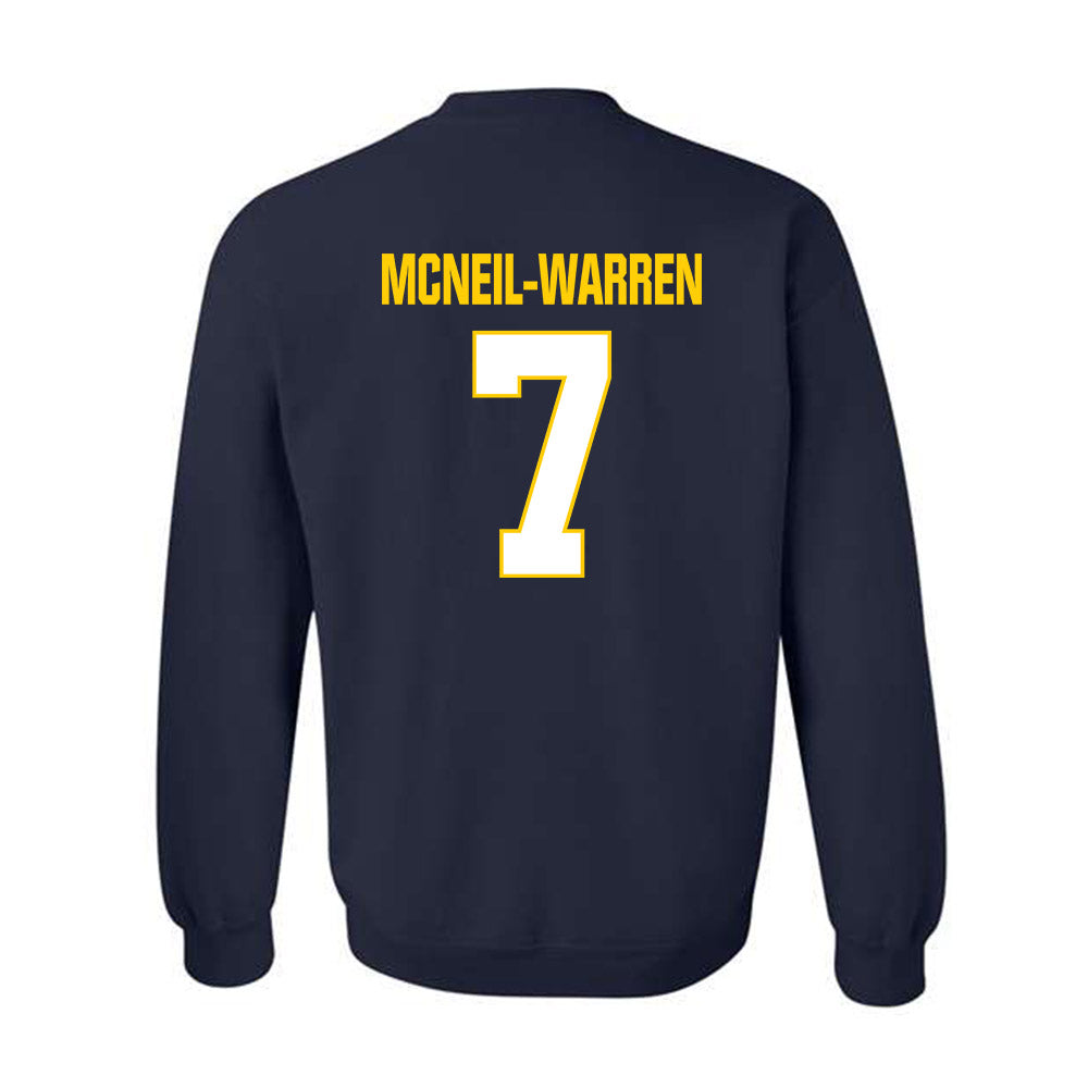 Toledo - NCAA Football : Emmanuel McNeil-Warren - Classic Shersey Crewneck Sweatshirt-1