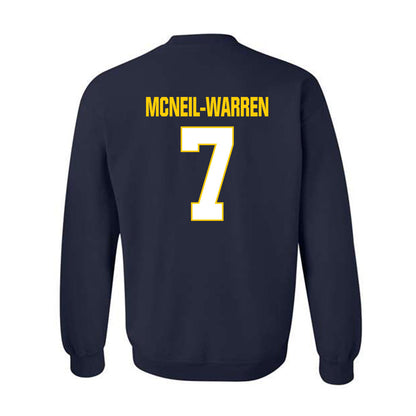 Toledo - NCAA Football : Emmanuel McNeil-Warren - Classic Shersey Crewneck Sweatshirt-1