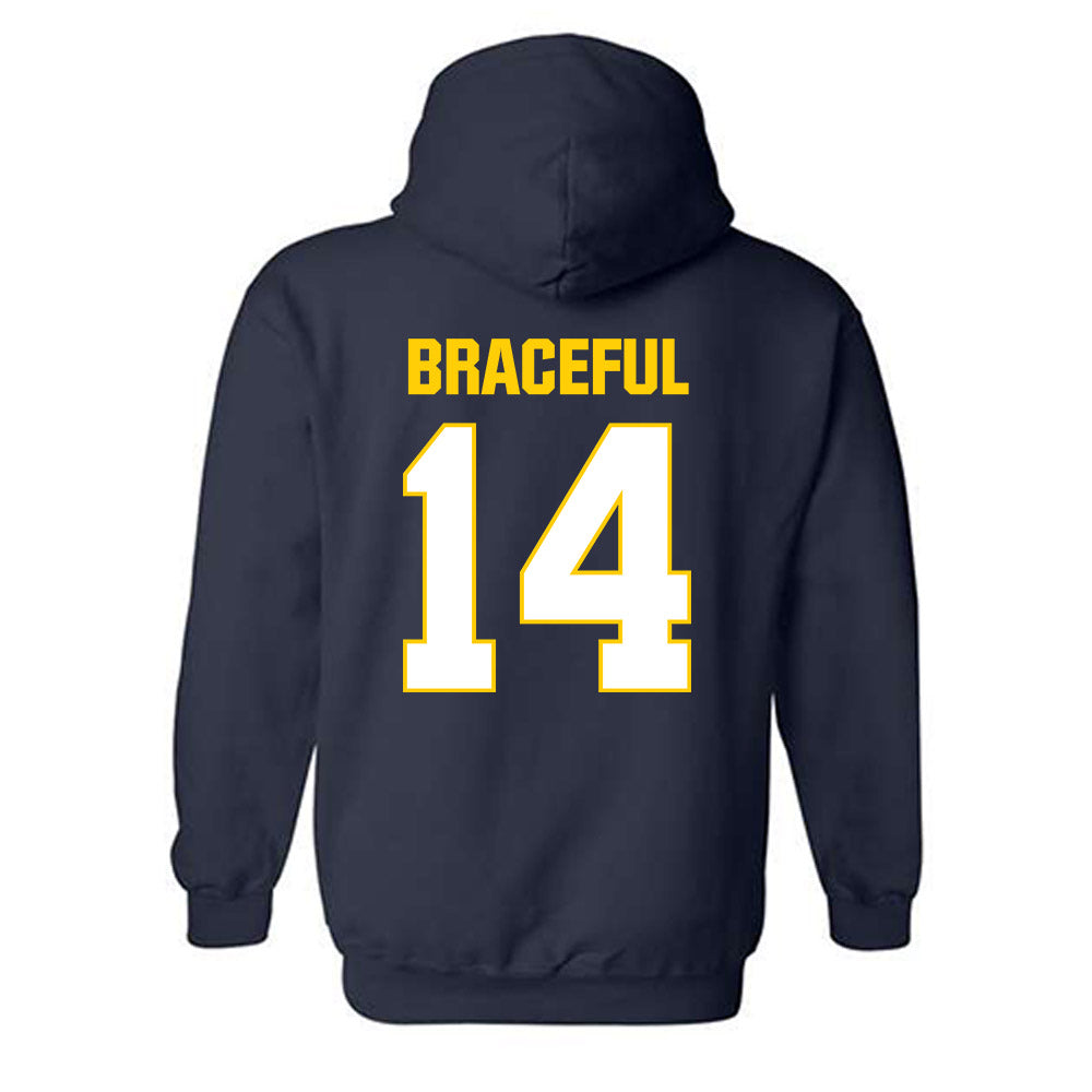 Toledo - NCAA Football : Tashi Braceful - Classic Shersey Hooded Sweatshirt-1