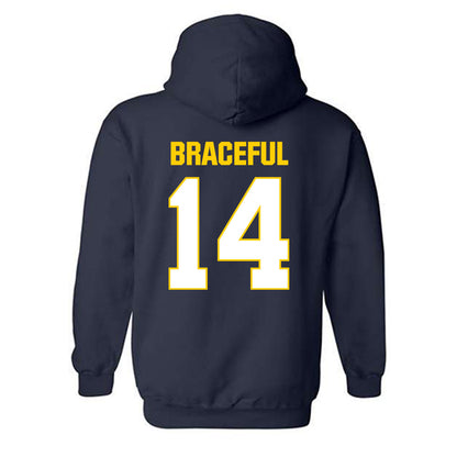 Toledo - NCAA Football : Tashi Braceful - Classic Shersey Hooded Sweatshirt-1