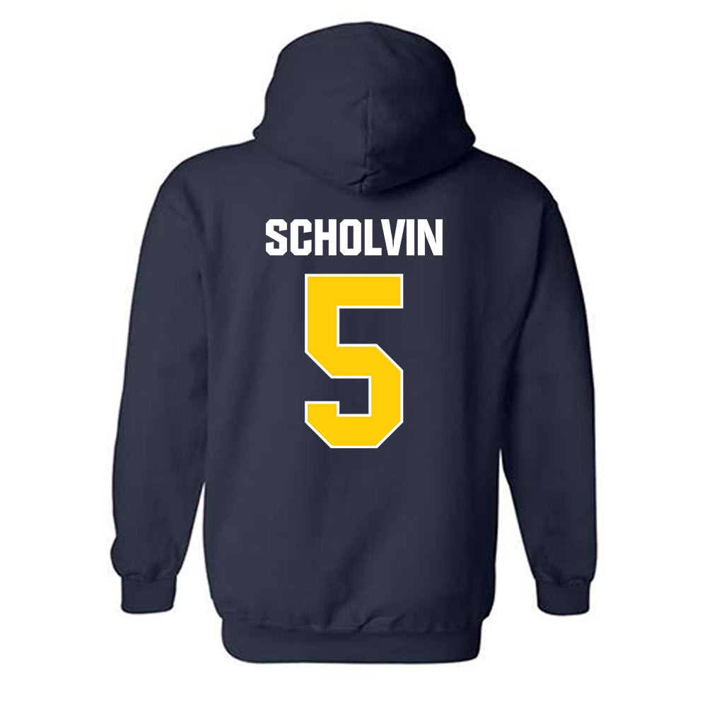 Toledo - NCAA Baseball : Charlie Scholvin - Hooded Sweatshirt-1
