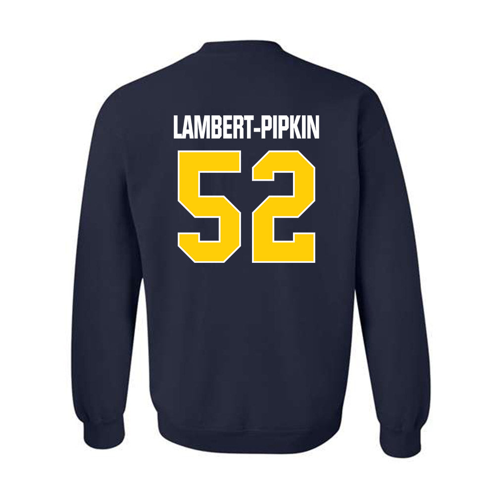 Toledo - NCAA Football : Lucas Lambert-Pipkin - Crewneck Sweatshirt-1