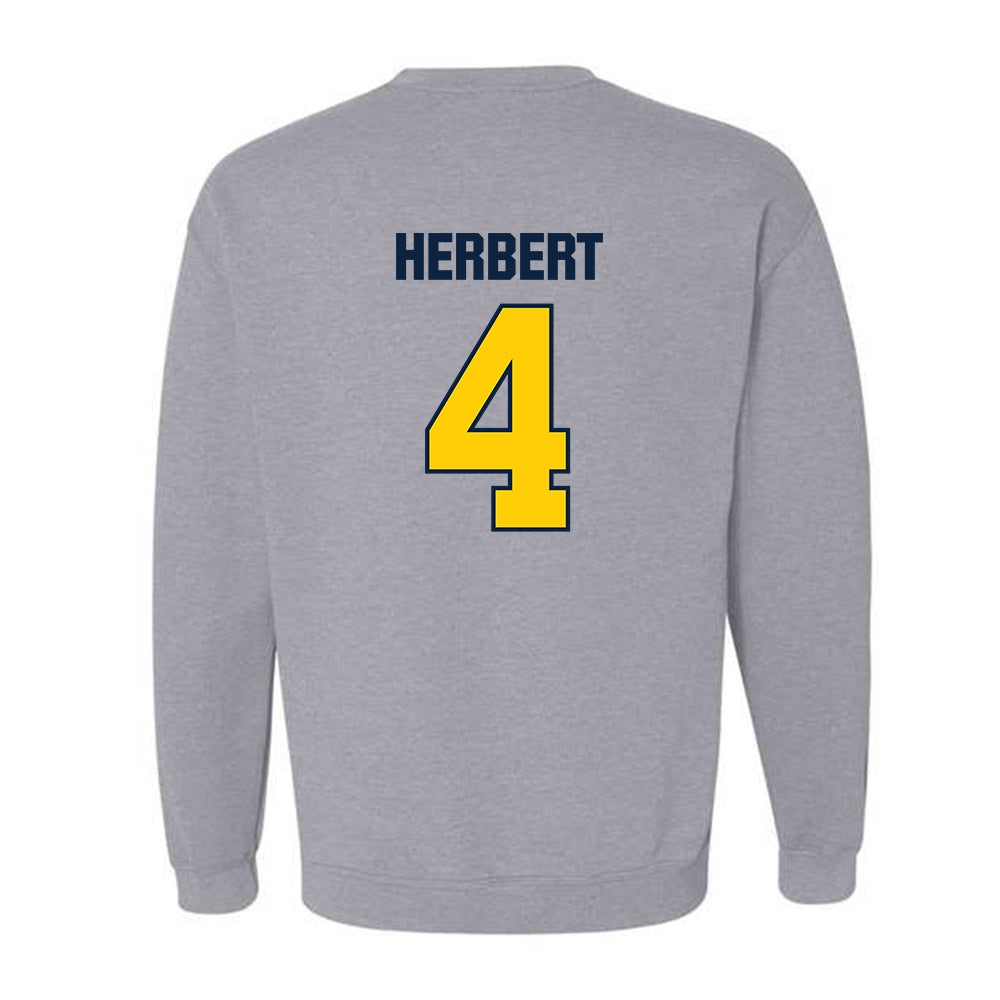 Toledo - NCAA Baseball : Kaleb Herbert - Crewneck Sweatshirt-1