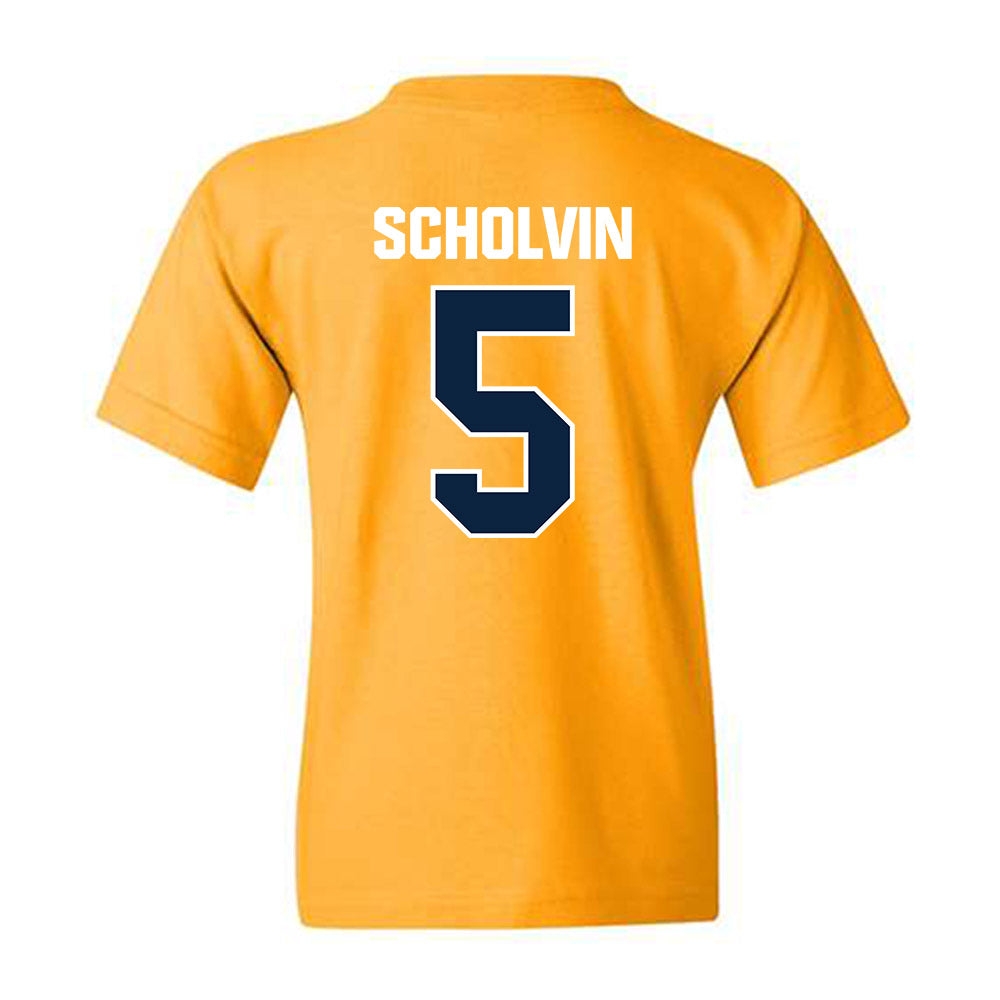 Toledo - NCAA Baseball : Charlie Scholvin - Youth T-Shirt-1