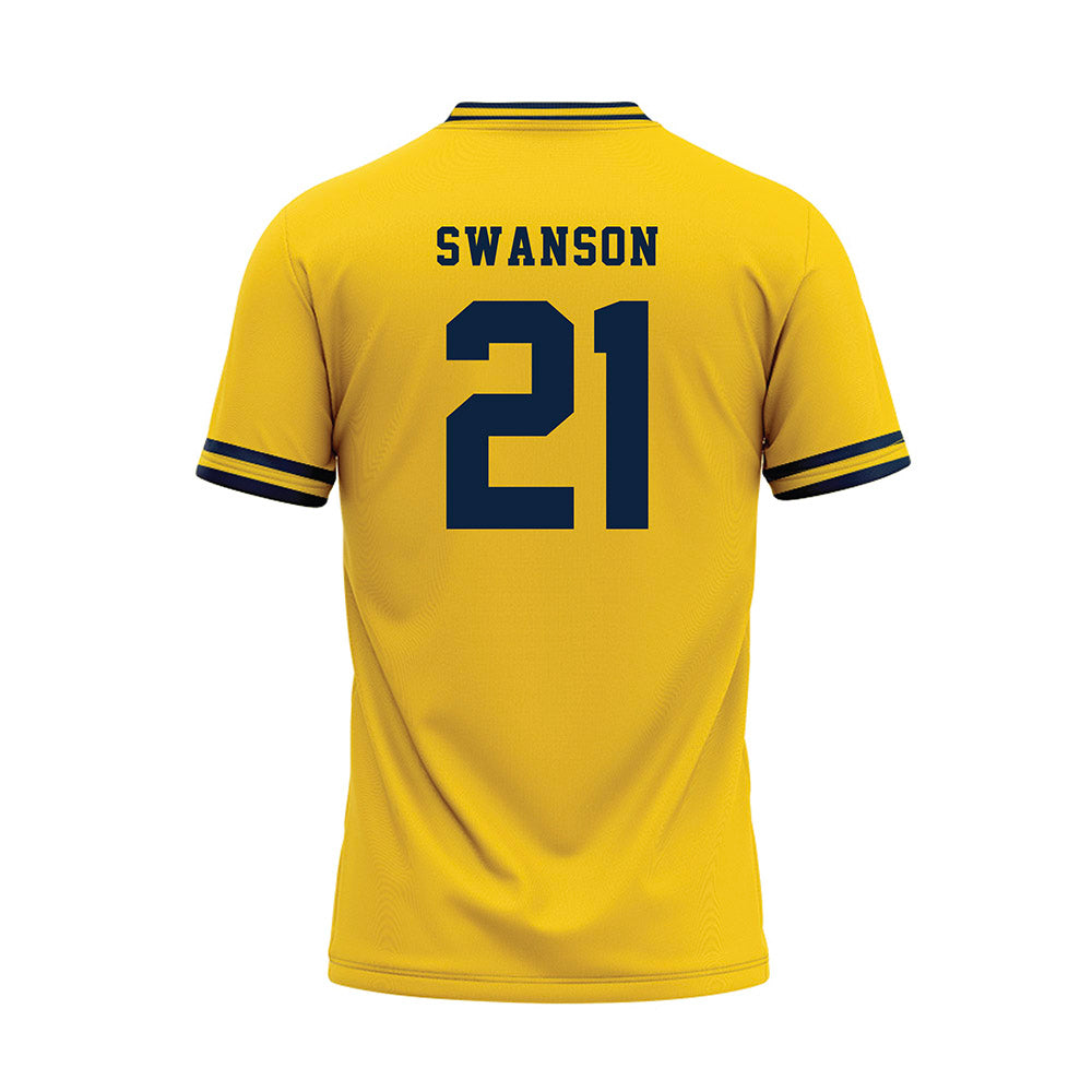 Toledo - NCAA Baseball : Deron Swanson - Baseball Jersey-1