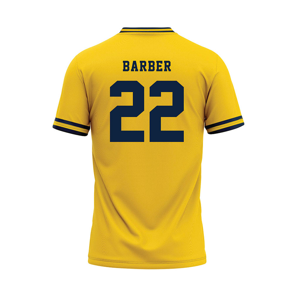 Toledo - NCAA Baseball : Connor Barber - Baseball Jersey