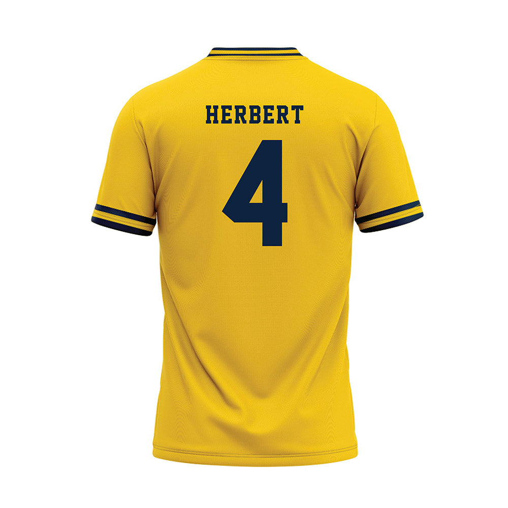 Toledo - NCAA Baseball : Kaleb Herbert - Baseball Jersey-1