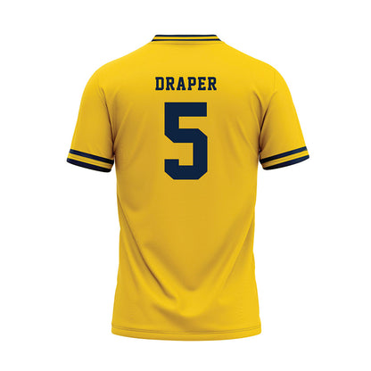 Toledo - NCAA Baseball : Conner Draper - Baseball Jersey-1
