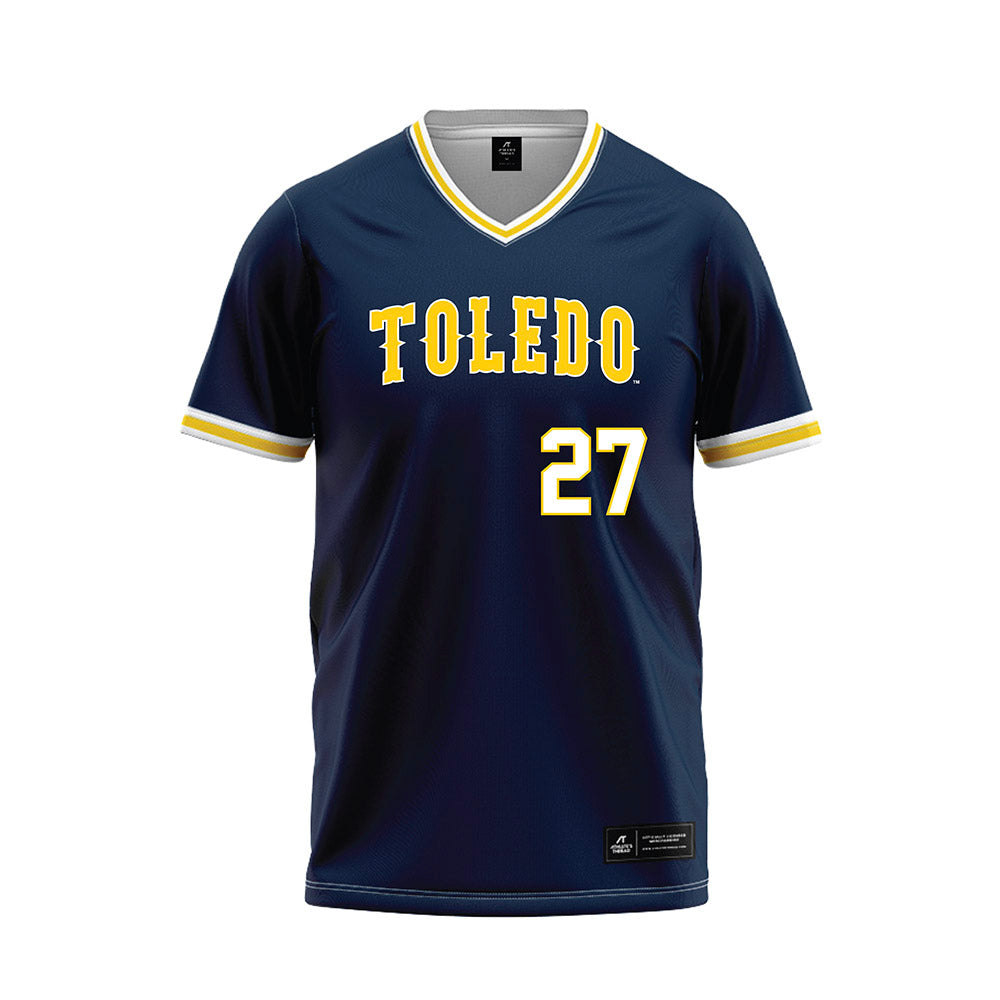 Toledo - NCAA Softball : Jenna Gober - Baseball Jersey-0