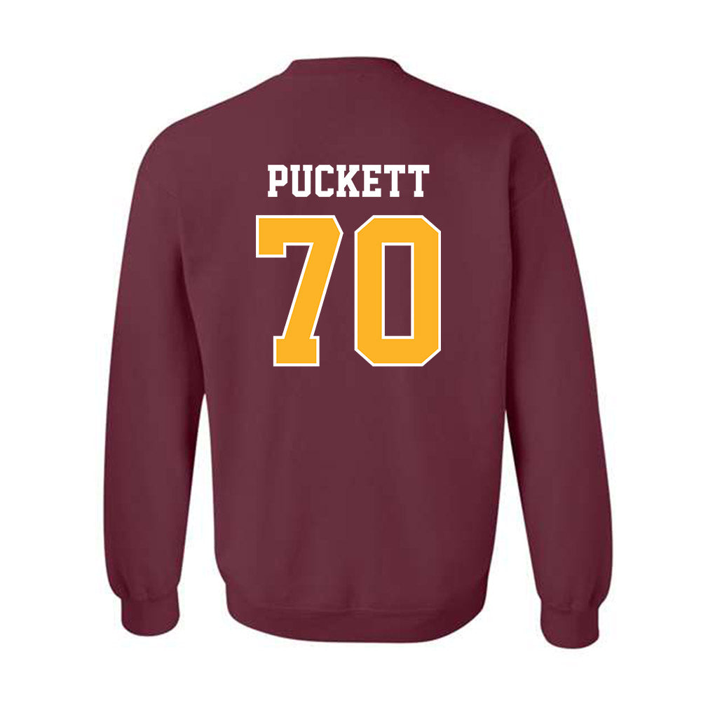 Bethune - NCAA Football : Melvin Puckett - Classic Shersey Crewneck Sweatshirt-1