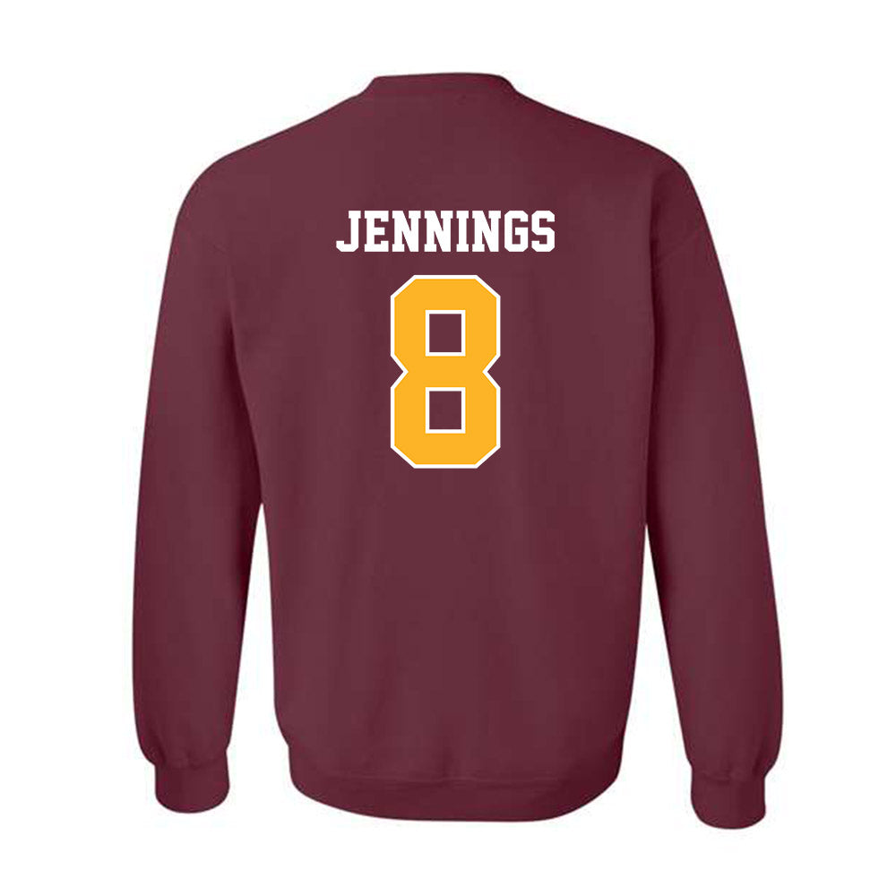 Bethune - NCAA Women's Volleyball : Amya Jennings - Classic Shersey Crewneck Sweatshirt-1