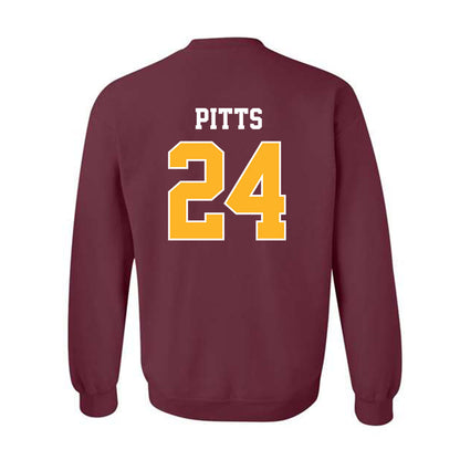 Bethune - NCAA Women's Basketball : Dariasia Pitts - Classic Shersey Crewneck Sweatshirt-1