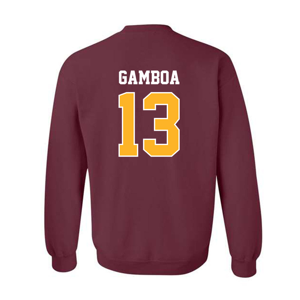 Bethune - NCAA Baseball : Marcos Gamboa - Classic Shersey Crewneck Sweatshirt-1