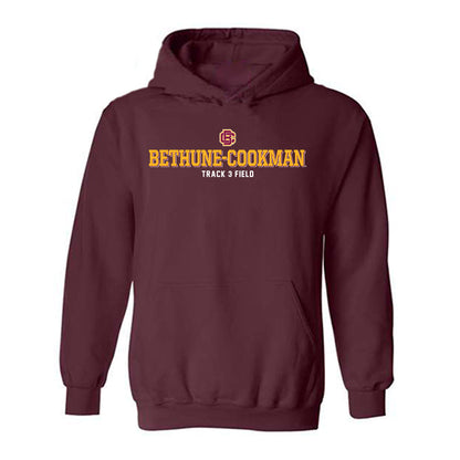 Bethune - NCAA Men's Track & Field : Jancent Wallace - Classic Shersey Hooded Sweatshirt-0