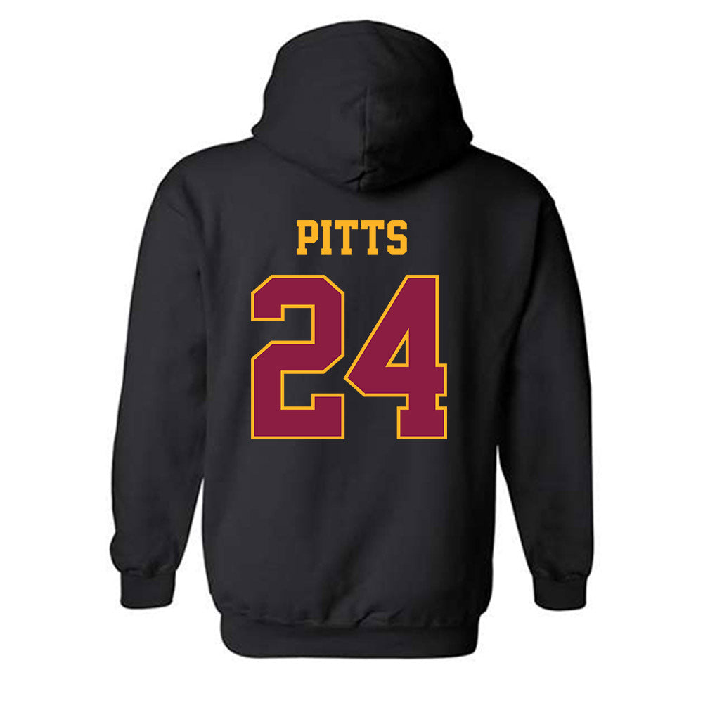 Bethune - NCAA Women's Basketball : Dariasia Pitts - Classic Shersey Hooded Sweatshirt-1