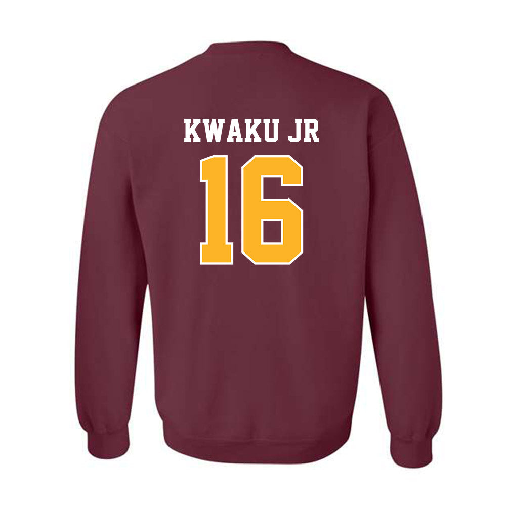 Bethune - NCAA Football : Kwasie Kwaku Jr - Classic Shersey Crewneck Sweatshirt-1