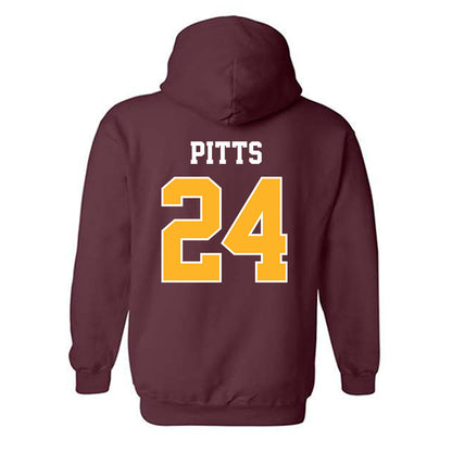 Bethune - NCAA Women's Basketball : Dariasia Pitts - Classic Shersey Hooded Sweatshirt-1