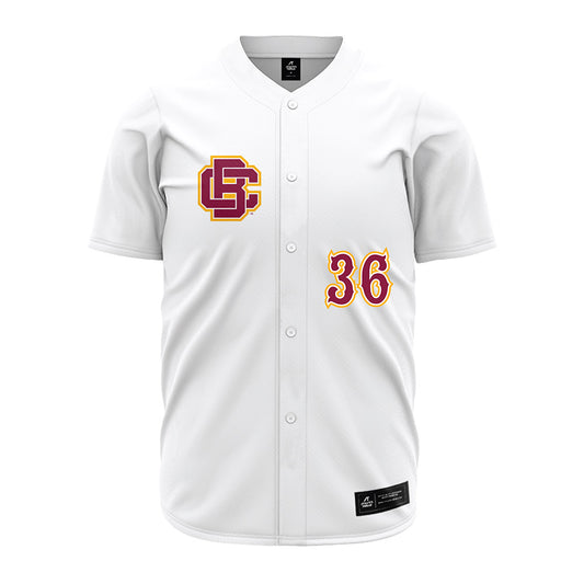 Bethune - NCAA Baseball : Andrey Martinez - White Jersey-0