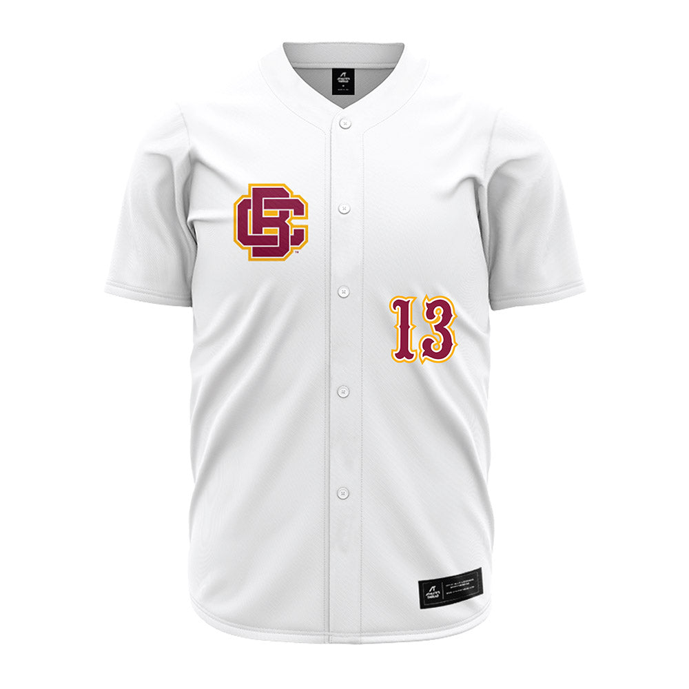 Bethune - NCAA Baseball : Marcos Gamboa - White Jersey-0