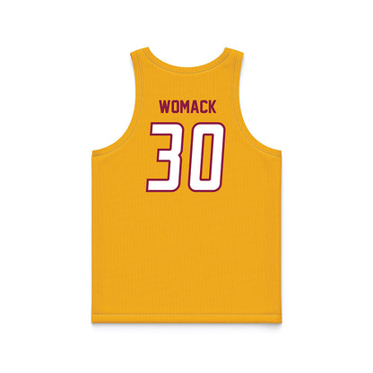 Bethune - NCAA Men's Basketball : Simeon Womack - Gold Basketball Jersey-1