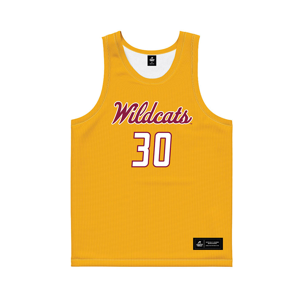 Bethune - NCAA Men's Basketball : Simeon Womack - Gold Basketball Jersey-0