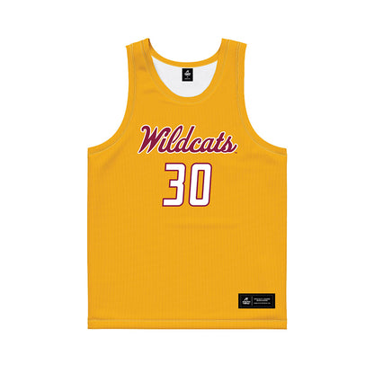 Bethune - NCAA Men's Basketball : Simeon Womack - Gold Basketball Jersey-0
