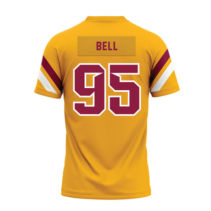 Bethune - NCAA Football : Ryan Bell - Gold Premium Football Jersey-1