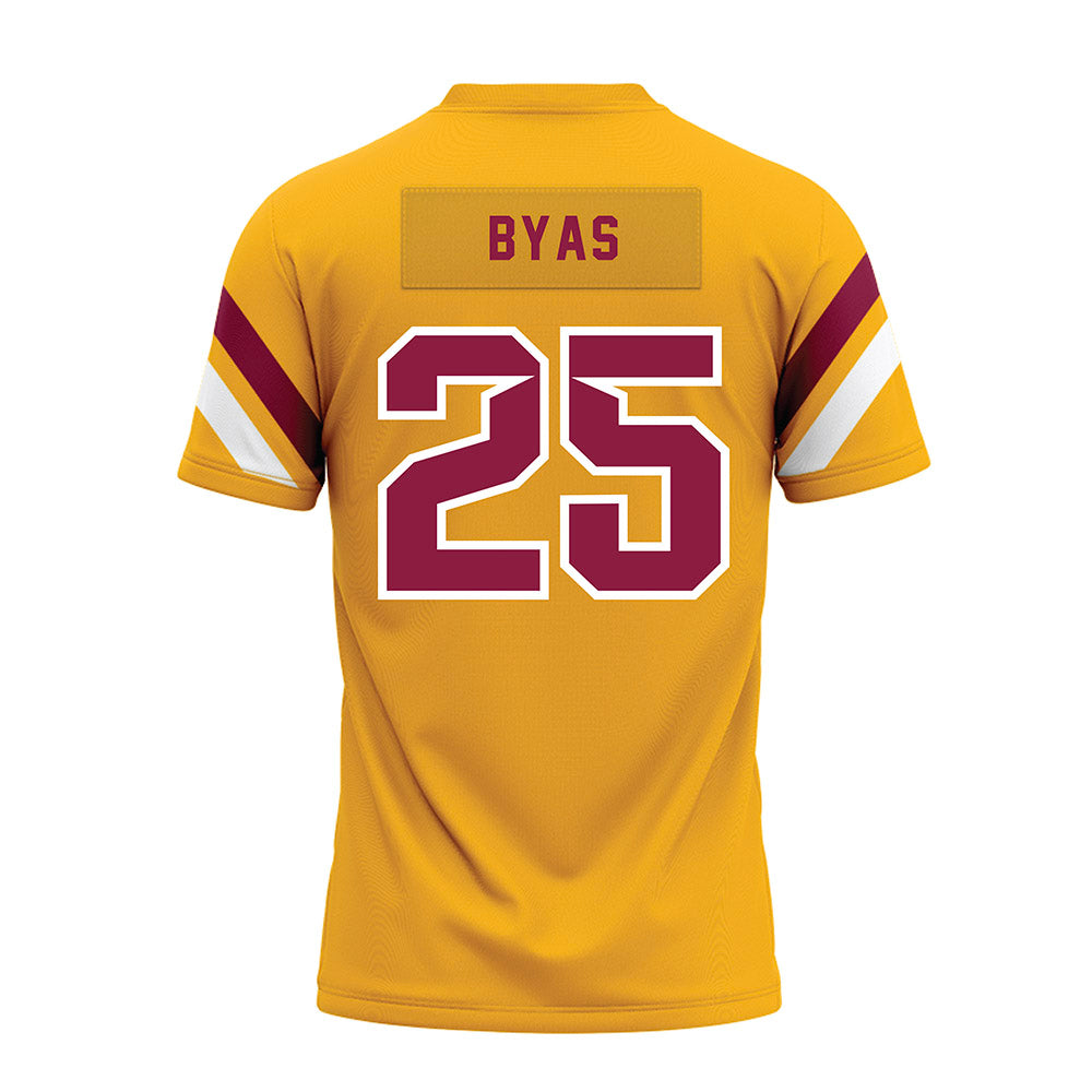Bethune - NCAA Football : Keontae Byas - Gold Premium Football Jersey-1
