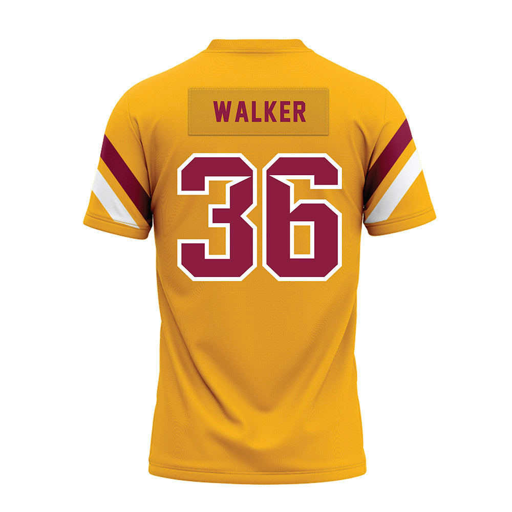 Bethune - NCAA Football : Micheal Walker - Gold Premium Football Jersey-1