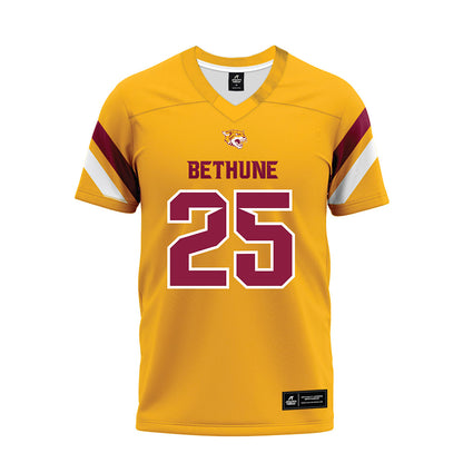 Bethune - NCAA Football : Keontae Byas - Gold Premium Football Jersey-0